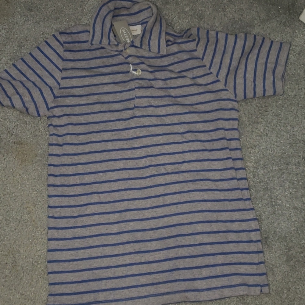 Seeds Italy polo shirt size 8 new w tags